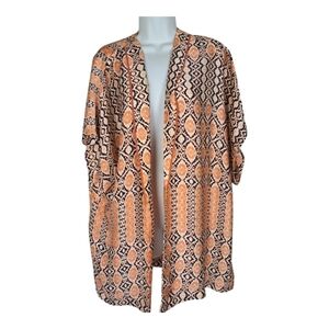 BCBGeneration Kimono Top -cover up Orange